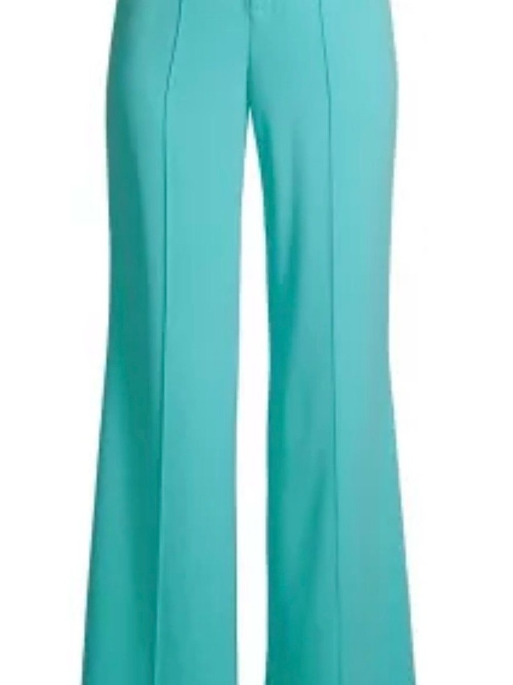 Alice + Olivia Teal Wide-Leg “Dylan” Trouser